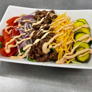 Gluten Free Burger Cobb